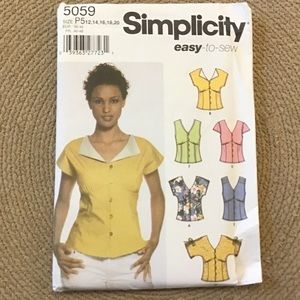 Uncut Simplicity easy-to-sew pattern